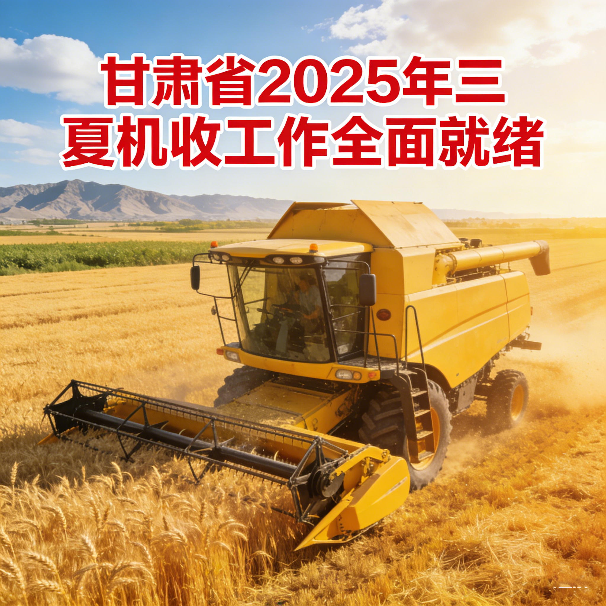 甘肃省夏收夏种陆续展开