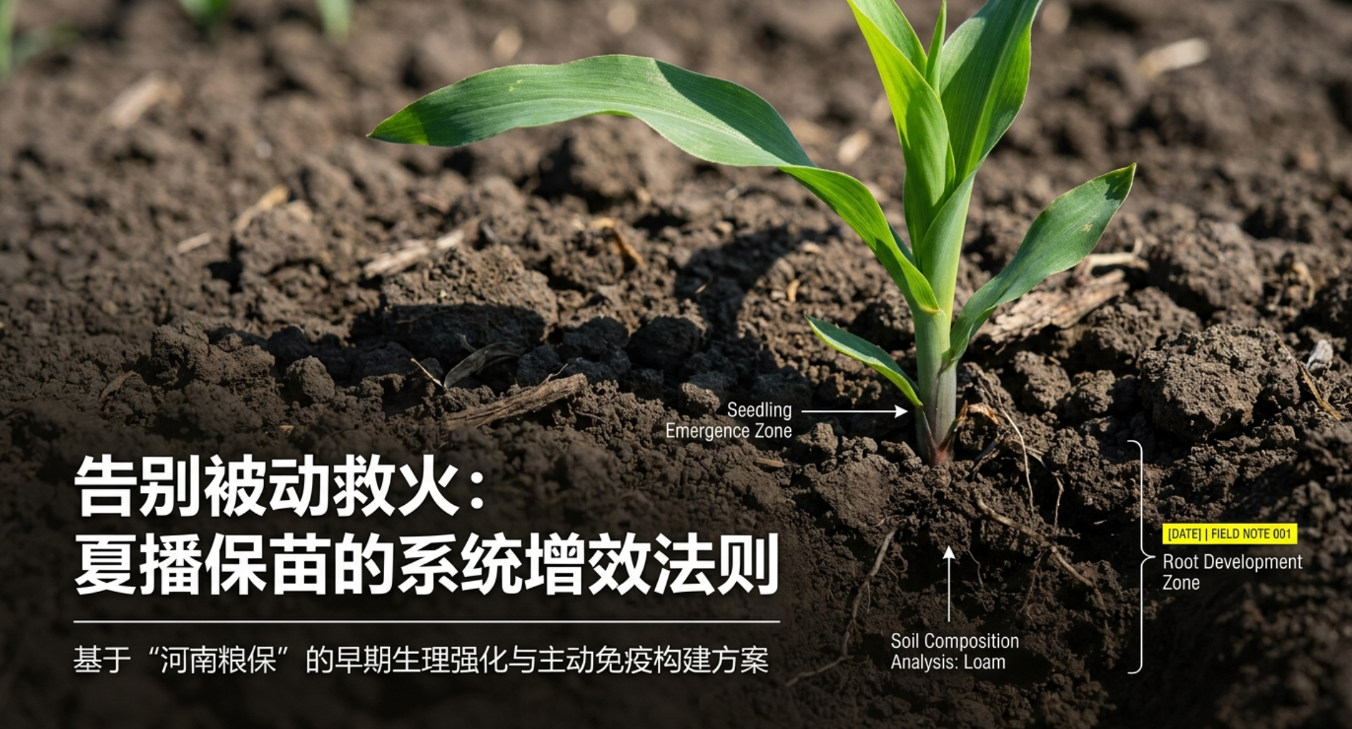 等发病再打药已经晚了：夏播防病关口前移的保苗策略